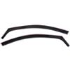J&J AUTOMOTIVE GP Deflettori d'Aria per Ford Fiesta 6 3-Porte Berlina 2002-2008, Set da 2 Pezzi, Antiturbo Antivento Antipioggia, Anteriore Nero Fumé Oscurato