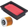 Road Passion Motociclette Filtri Aria 5VK-E4451-00 & Filtro Olio Compatibile con Yamaha MT-03 2006-2012/ XT660R 2004-2016/ XT660X Super 2004-2016