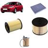 OP Kit tagliando 4 filtri per Ford Focus III 1.5 TDCi gasolio 2010-2019