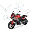 Moto Screenies Pellicola protettiva contro i sassi PPF Pellicola per moto adatta per BMW F900 XR 2020-2024 Lackschutzfolie Clear-PU