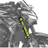 Genérico Adesivi per barre anteriori, design logo, compatibili con Kawasaki Z900/Z900E (Candy Yellow Green)