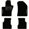 QUEMAR Tappetini Auto compatibili con Compass dal 2017 anche Plug-in Hybrid/Kit Tappeti Moquette e Gomma su Misura (Set 2 Anter.+ 2 Poster.)/Ricami e Colori Personalizzati (2 Ricami, Bordo Perla)