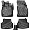 Generico Tappetini Tappeti Auto in GOMMA -TPE 3D a Vaschetta Specifici COMPATIBILI con VW Golf 7 - Golf 8 (no per cambio automatico) prodotte dal 2013 in poi - 8003793
