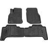 J&J AUTOMOTIVE Tappetini Auto in Gomma su Misura per Toyota Land Cruiser 100 J10 1998-2007, Set da 4 Pezzi, Bordo Alto 4 cm, Antiscivolo, Inodore, Colore Nero