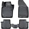 fussmattenprofi.com Fussmattenprofi Tappetini Auto Gomma per FIAT EGEA TIPO dal 2015 - Su Misura, Antiscivolo, Inodore - Tappetino Auto Set Completo per Interni Auto