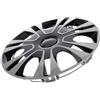 SOESFOUFU Copricerchi Auto da 13 Pollici in Pp Argento Installazione Facile e Design Moderno Elegante per Accessori Ruota Versatili