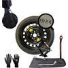 D'ANGELO 1988 D'angelo Kit Ruotino di Scorta 19 compatibile con Tesla Model Y con Cric, Chiave, Guanti e Sacca 145/80r19