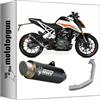 MOTOTOPGUN mivv scarico completo omologato nocat gp-pro inox nero compatibile con ktm 390 duke 2021 2022 mototopgun