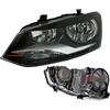 EASYSHOP24H Faro Fanale Proiettore Anteriore SX Sinistro Per Polo 6R da 2009 a 2013 H7 H7 Con Motore Regolazione Elettrica Gruppo Ottico Luce Fanalino
