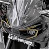 Resin Bike Adesivi Moto Compatibile con Kove 800X Pro/Adventure/Rallye 2024-2026. Protezioni Fari/Fanale Frontale da Urti e Graffi. Adesivi Resinati con Effetto 3D Made in Italy