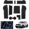 GAFAT Compatibile con VW T-Cross 2018-2024 2025 Tappetini Antiscivolo, T Cross R-Line SE Tappetino in Gomma Antiscivolo per Console Centrale, Custodie, Tappetini per Cuciture della Porta (Bianco)