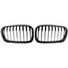 GLBLPEXELR Griglie Radiatori a doppio rene frontali Per BMW Serie 1 F20 F21 Griglia A Doppio Rene Griglia Nera Lucida 1 Paio Paraurti Anteriore Auto Griglia Sportiva A Lamelle