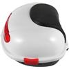 SOLUSTRE Bauletto Scooter Bianco in Pp, Motociclette Tail Trunk | Stoccaggio Utensili e Oggetti, Installazione Semplice, Design Multifunzione