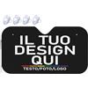 Generic Personalizzato Parasole auto il tuo quadro con foto e/o testo para sole per auto personalizzata con 1-4 foto per parabrezza per auto camion furgoni Noir S