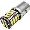 Ruiandsion BA20S - Lampadina LED DC 10-30 V, bianco super luminoso 2835 56SMD chip LED per fari moto