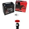 farbrothersonline COMPATIBILE CON BMW R GS 1250 dal 2019 al 2021 BATTERIA GIA' PRONTA ALL'USO YUASA YTX14 BATTERIE 12 AMPERE 12 VOLT 150X87X147MM SEPARATORE AGM CARICA