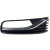EASYSHOP24H Griglia Paraurti Anteriore Destra Per Polo 6R 6C Restyling dal 2014 a 2017 Con Cornice Cromata Mostrina Inferiore Copertura Fendinebbia Destro Lato Passeggero