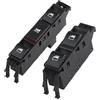 MKGKACVCPT Pulsantiera alzacristalli Per BMW E46 Serie 3 Berlina Per Touring 320d 320i 1999-2005 Pulsante Interruttore Alzacristalli Elettrico(Set A (2pcs))