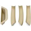 Nhsijpo Maniglie Portiere Interne per BMW X3 X4 F25 F26 2010-2017 Interni Auto con Texture in Carbonio/Nero/Beige Maniglia della Portiera Pannello di Copertura(Beige-4pc)