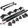 CHROMEMASTER TURTLE AIR3 | Barre Portatutto, Portapacchi, Barre da Tetto | Compatibile con Volkswagen T6 2014-2018; Viene utilizzato per il montaggio di box da tetto, portabiciclette, scale | Struttura alluminio