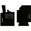 QUEMAR Tappetini Auto compatibili con Smart Fortwo W451 2007-2014 / Kit Tappeti in Moquette e Gomma su Misura (Set 2 Anteriori) / Ricami e Colori Personalizzati (2 Ricami, Bordo Antracite)