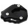 OLXWFNTD Per Piastra Di Supporto Per Estensione Cavalletto Moto CNC Per HONDA NX500 NX400 2024-2025(Black-NX500)