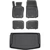 MOTOS Set di tappetini in gomma e tappetini in Pe per il bagagliaio Mini Countryman I 2010-2017 Migliorate il vostro comfort di viaggio con il tappetino antiscivolo per auto - tappetino per auto per t