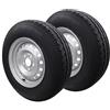 trailer parts4u Ruota completa 185R14C 112 x 5, 900 kg, ruote da 14, 185/14 R 14 C, per rimorchio (2 pezzi)