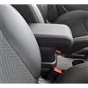 Drive Design Bracciolo Premium Compatibile per 500L RESTYLING (Maggio 2017-2022) in Ecopelle Nero Regolabile in Lunghezza bracciolo Compatibile 500L