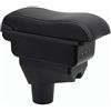 OYHCM Bracciolo centrale per Toyota Aygo X 2021-2026,3 USB,Ergonomico | Per Toyota Aygo X Bracciolo, 2 USB + USB-C, Bracciolo ergonomico, Doppio vano portaoggetti, Coperchio scorrevole, Pelle PU