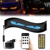LZLUCKCOME Devil Eyes - Occhielli LED per Camion Auto, 90 cm Flex Display LED Auto, Occhi Auto Programmabili con Telecomando e App USB Impermeabile Occhielli LED Dinamici (192 x 898mm (16 x 96 pixel)