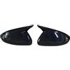 GLBLPEXELR Tappo di copertura dello laterale Per VAUXHALL Per OPEL Per CORSA F Coppia Di Finiture Per Specchietti Retrovisori, Calotte Laterali Calotta Specchietto(Glossy Black)