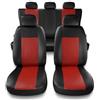 Mossa Coprisedili compatibili con Mitsubishi Colt V, VI, VII, VIII (1996- ) - fodere sedili auto - set coprisedili auto universali - CM-RD