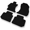 Mossa - Tappetini auto compatibili con Subaru XV SUV 2012-2017 4 pz. nero S