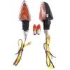 one by Camamoto coppia kit frecce (COPPIA FRECCE OMOLOGATE Arrow COLORE CARBONIO Gambo Corto UNIVERSALE COMPATIBILE CON TUTTI I TIPI DI MOTO/SCOOTER)