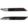 Rugnipw Diffusore Spoiler Paraurti Posteriore Per Golf 7.5 Per GTI Per GTD R Per Line Hatchback 2017-2020 Set Inserti Catarifrangenti Paraurti Posteriore A Nido D'ape