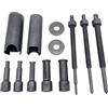Geevorks Estrattore di cuscinetti interni per biciclette utensili speciali per cuscinetti a sfera albero motore, kit di strumenti di rimozione cuscinetti per moto, estrattore per cuscinetti a 8 pezzi
