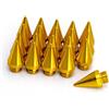 EPMAN 20pcs Universale Alluminio Esteso Tuner Spikes Punta Lancia per Cerchi Lug Nuts JDM Racing (Oro)