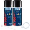 REJEL Dinitrol RC900 - Primer convertitore di ruggine + prolunga ugello - 2 bombolette da 400 ml