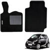 W-Parts SERIE 2 TAPPETI - TAPPETINI IN MOQUETTE NERI PER SMART FORTWO 451-2007 ->2014