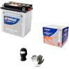 MOTO SPORT MONDO COMPATIBILE CON PIAGGIO 500 Beverly 2004 BATTERIA TECNIUM YB10L-BP BATTERIE 11 AMPERE 12 VOLT PRONTA PER L'UTILIZZO SPECIFICA MOTO SCOOTER 135X90X145MM