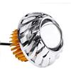 Qiilu QL00995 Faro per moto Faro per proiettore a LED Dual Halo Angel Devil Eye Spot Light( White)