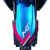 labelbike - Adesivo 3D Moto Parafango Protezione e Decorazione in Resina compatibile con CFMOTO 450MT - Colore Carbonio Bianco Rosa