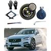 D'ANGELO 1988 Kit Ruotino di Scorta 18 compatibile con Volvo V90/V90 Cross Country con Cric, Chiave, Guanti e Sacca 125/80R18