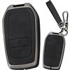 Ysbxitu Cover per telecomando per chiavi radio adatta per Toyota Yaris 2020-2024 Cross Hybrid Corolla RAV4 Fortuner Prius Camry Auris Highlander - Scatola portachiavi antipolvere keyless go protezione
