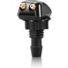 SZYNBQ Ugelli Lavavetri Compatibile con Smart Fortwo per Forfour 450 451 454 453 Forjeremy 1x ugello tergicristallo per parabrezza anteriore auto