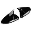 TENVORA Calotta Specchietto,Calotte Specchietti Uso adatto per VW GOLF 7 MK7 MK7.5 R GTI 2014-2019 Copertura specchietto retrovisore laterale Uso adatto per auto, tappo Uso adatto per parafango, sportello est