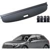 TANGTX Auto Copertura Bagagliaio Retrattile per Audi Q3 2019-2023 2024, Posteriore Tronco Privacy Cappelliera Cargo Cover Parasole Tenda Coperture