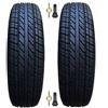 ZXCLTR 2pcs 135/70R13 Pneumatici, Pneumatico Antiforatura e Senza Camera d'Aria con Fianco Nero, Indice di Carico 68, Classe Q per Auto Compact