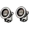 Reyukhn Faro fendinebbia 1 Set Di Lampadine LED COB Angel Eyes Per Luci Diurne Per Auto Fendinebbia 64 Mm 76 Mm 89 Mm Universali 12 V antinebbia(White Ring,3.5inch(89mm))